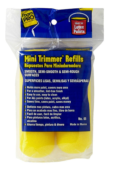 FoamPRO® 65 Mini Trimmer™ Refills, 4", 2 Pack