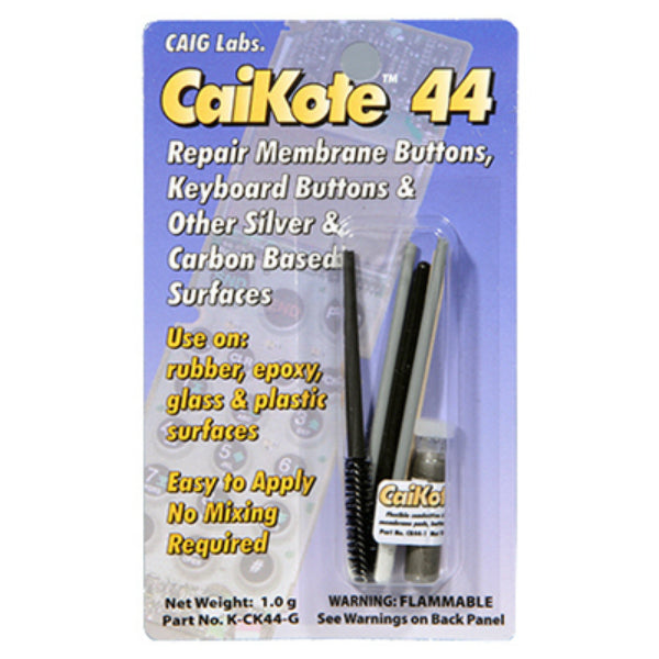 Caig K-CK44-G CaiKote™ 44 Silver Based 1.0 Electrical Kit w/ Swabs & Brushes