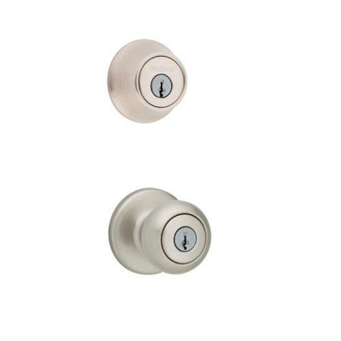 Kwikset® 690CV-15-CP-K6 Cove Entry Combo Pack, Satin Nickel