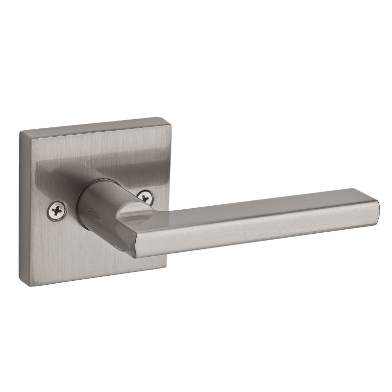 Kwikset 157HFL-SQT-15-CP Signature Series Halifax Reversible Lever, Satin Nickel