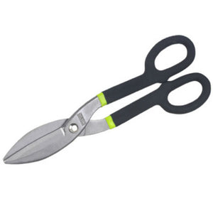 Master Mechanic 213279 Straight Tin Snips with Cushion Grip Handles, 12-1/2"