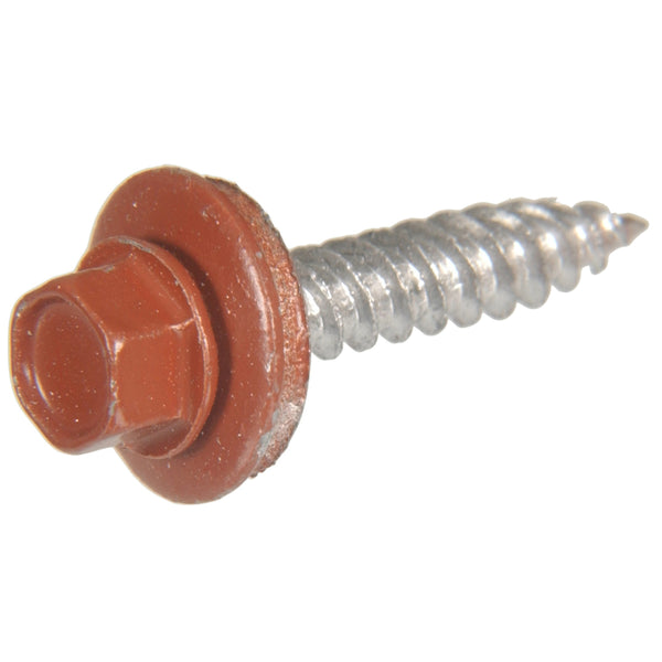 Hillman Fastener 47729 Red Paint Head Self Piercing Sheeter Screws, 1 Lb, 10 x 1