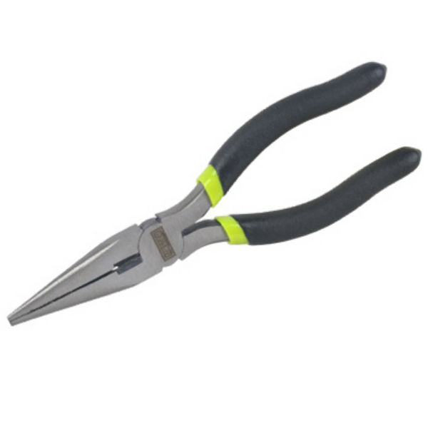 Master Mechanic 213179 Long Nose Pliers with Cushion Grip Handles, 7"