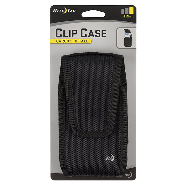 Nite Ize® CCCXT-01-R3 Clip Case Cargo™ Universal Rugged Holster, Black, X-Tall
