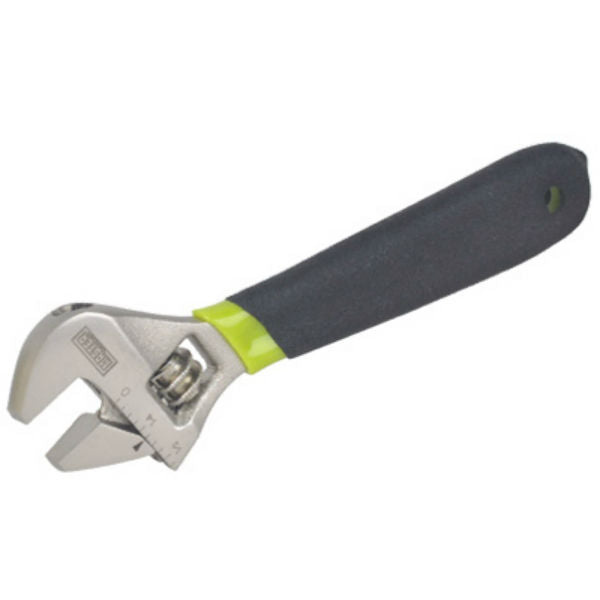 Master Mechanic 213201 Adjustable Wrench with Cushion Grip Handle, 4"
