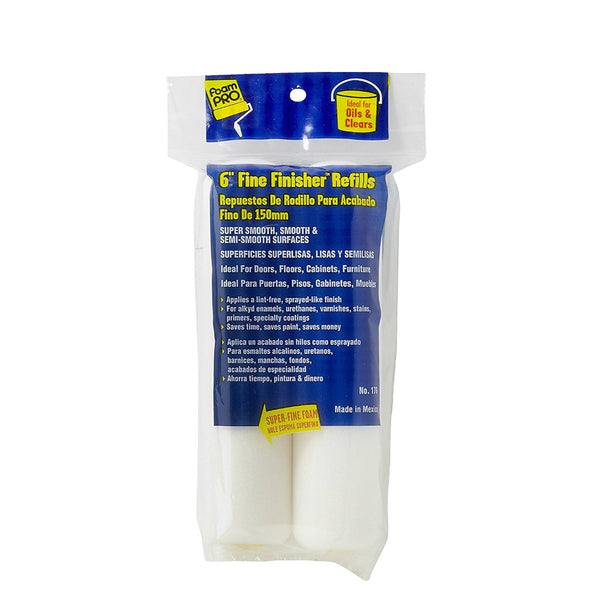 FoamPRO® 176 Fine Finisher Refills, 6"