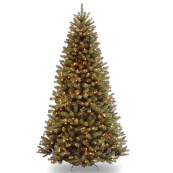 National Tree NRV7-300P-75 North Valley Spruce Artificial Hinged Tree, 7.5'