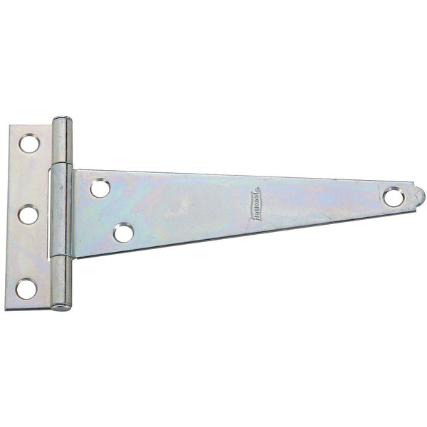 National Hardware® N128-702 Light T-Hinge with Screws, Zinc Plated, 6", 2 Pack