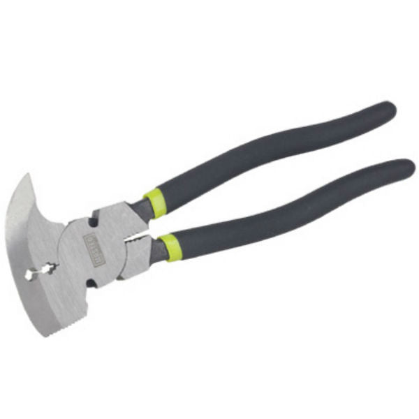 Master Mechanic 213198 Fencing Tool Fence Pliers with Cushion Grip Handles, 10"
