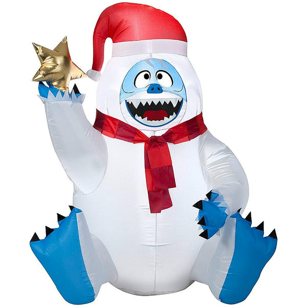 Gemmy 37179 Airblown Inflatable Lights-Up Sitting Bumble with Holding Star, 3'