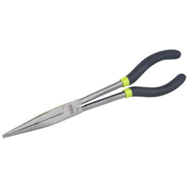 Master Mechanic 213195 Long Reach Long Nose Pliers w/ Cushion Grip Handles, 11"