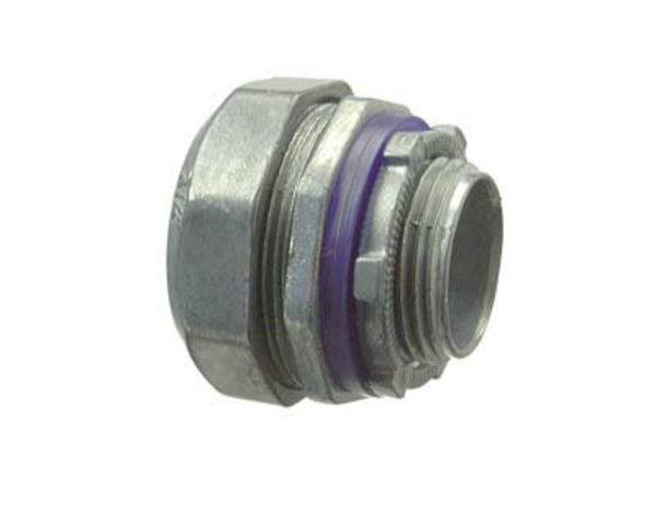 Halex® 16210 Multi-Piece Liquid-Tight Connector, Zinc, 1"