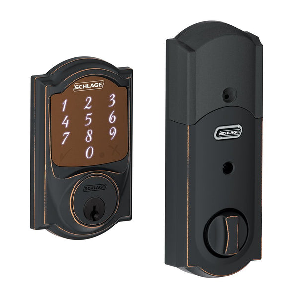 Schlage BE479AAVCAM716 Deadbolt, Aged Bronze