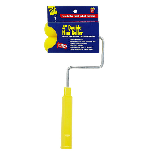 FoamPRO® 404 Double Mini Roller, 4"