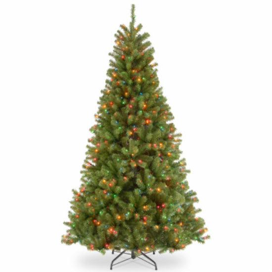 National Tree NRV7-301P-75 North Valley Spruce Artificial Hinged Tree, 7.5'