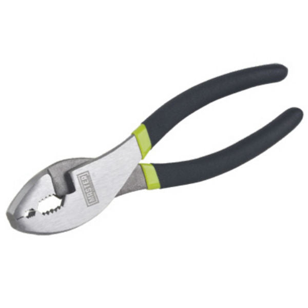 Master Mechanic 213175 Slip Joint Pliers with Cushion Grip Handles, 8"