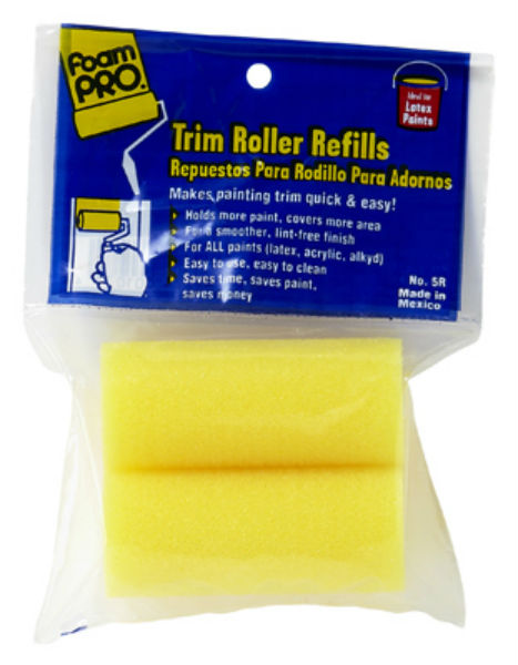 FoamPRO® 5R Trim Roller Refills, 3", 2 Pack