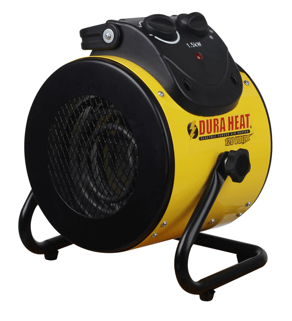 Dura Heat EUH1500 Electric Forced Air Heater, Pivot Base, 1.5KW, 120V, 5120 BTU