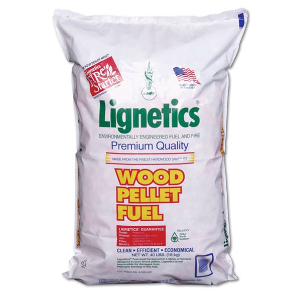 Lignetics® FG10ME Premium Quality Wood Pellet Fuel, 40 Lb