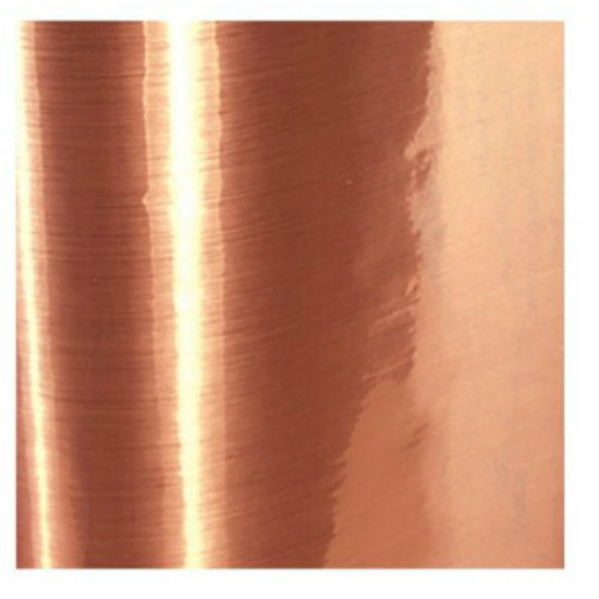 Con-Tact 06F-C8M22-06 Self-Adhesive Metal FX Liner, Brushed Copper, 18" x 6'