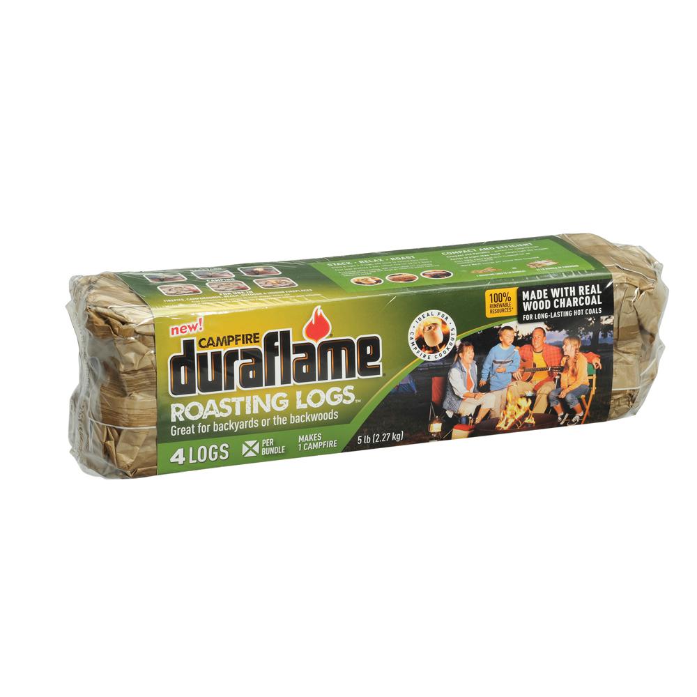 Duraflame 00497 Campfire Roasting Firelog Bundle, 4 Logs