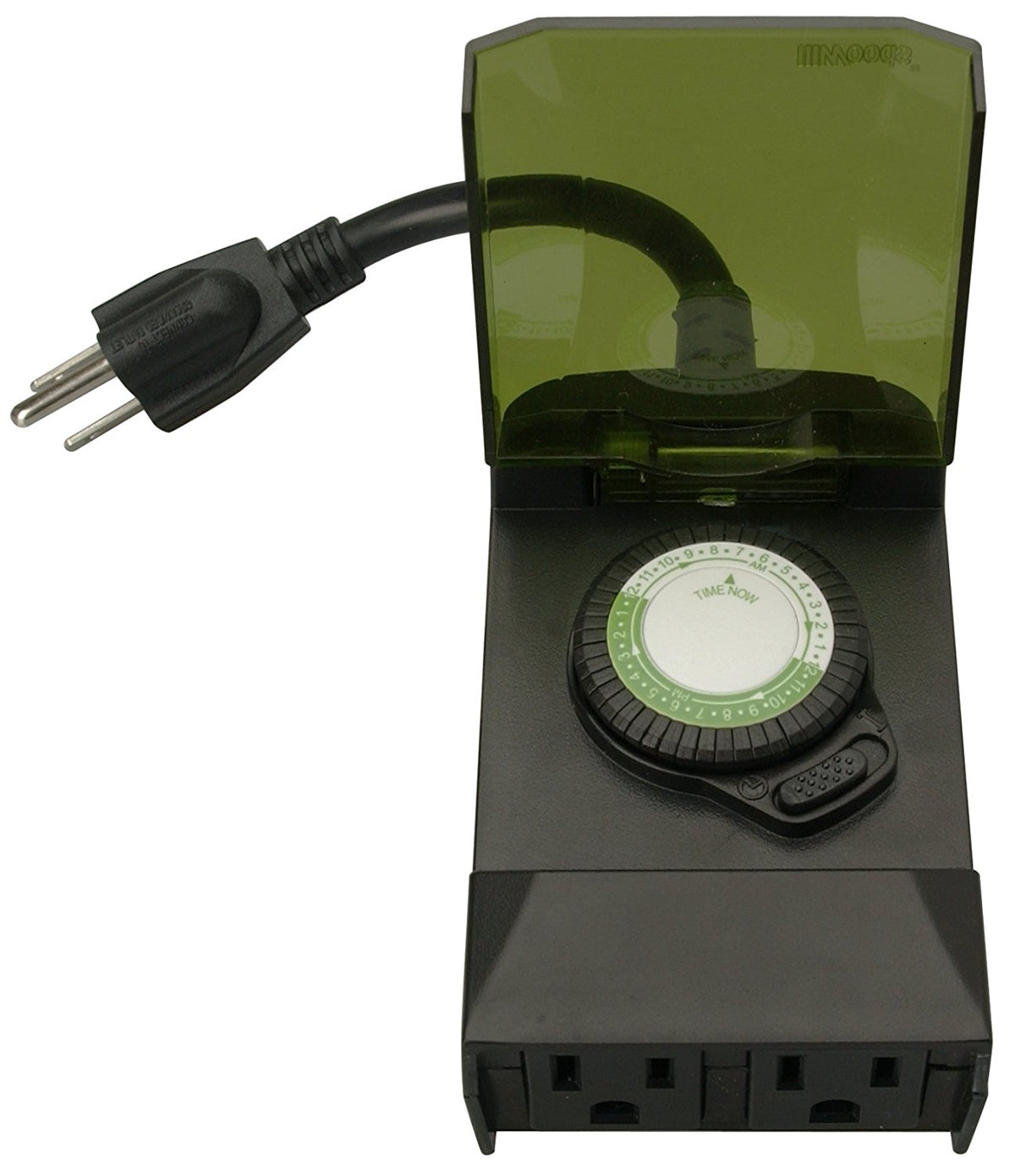 Woods® 50011 Outdoor 24-Hour Mechanical Outlet Programmable Timer