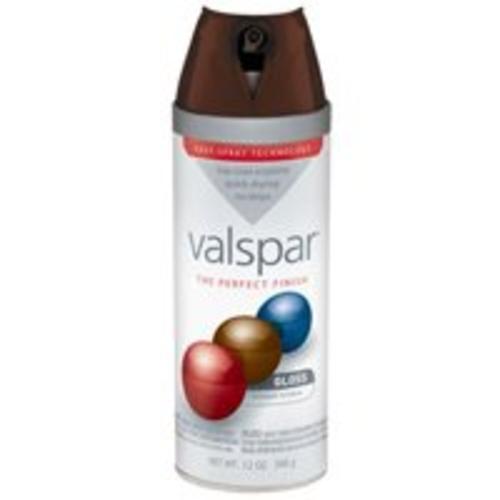 Valspar 85045 Twist Spray Paint, 12 Oz, Roasted Coffee Gloss