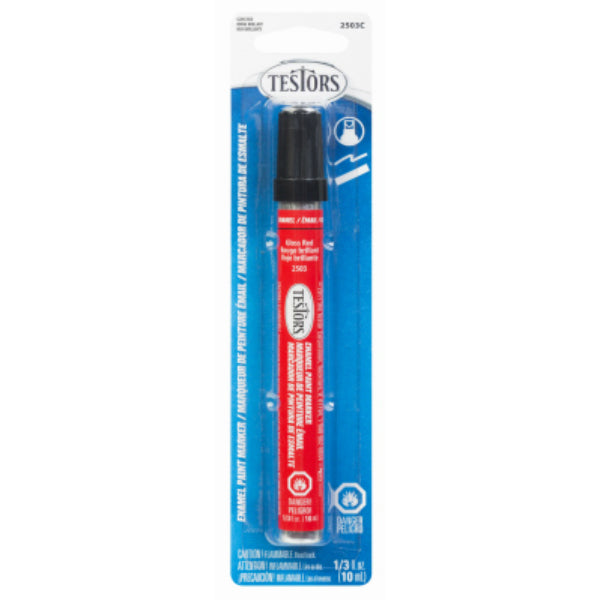 Testors® 2503C Enamel Paint Marker, Gloss Red, 1/3 Oz