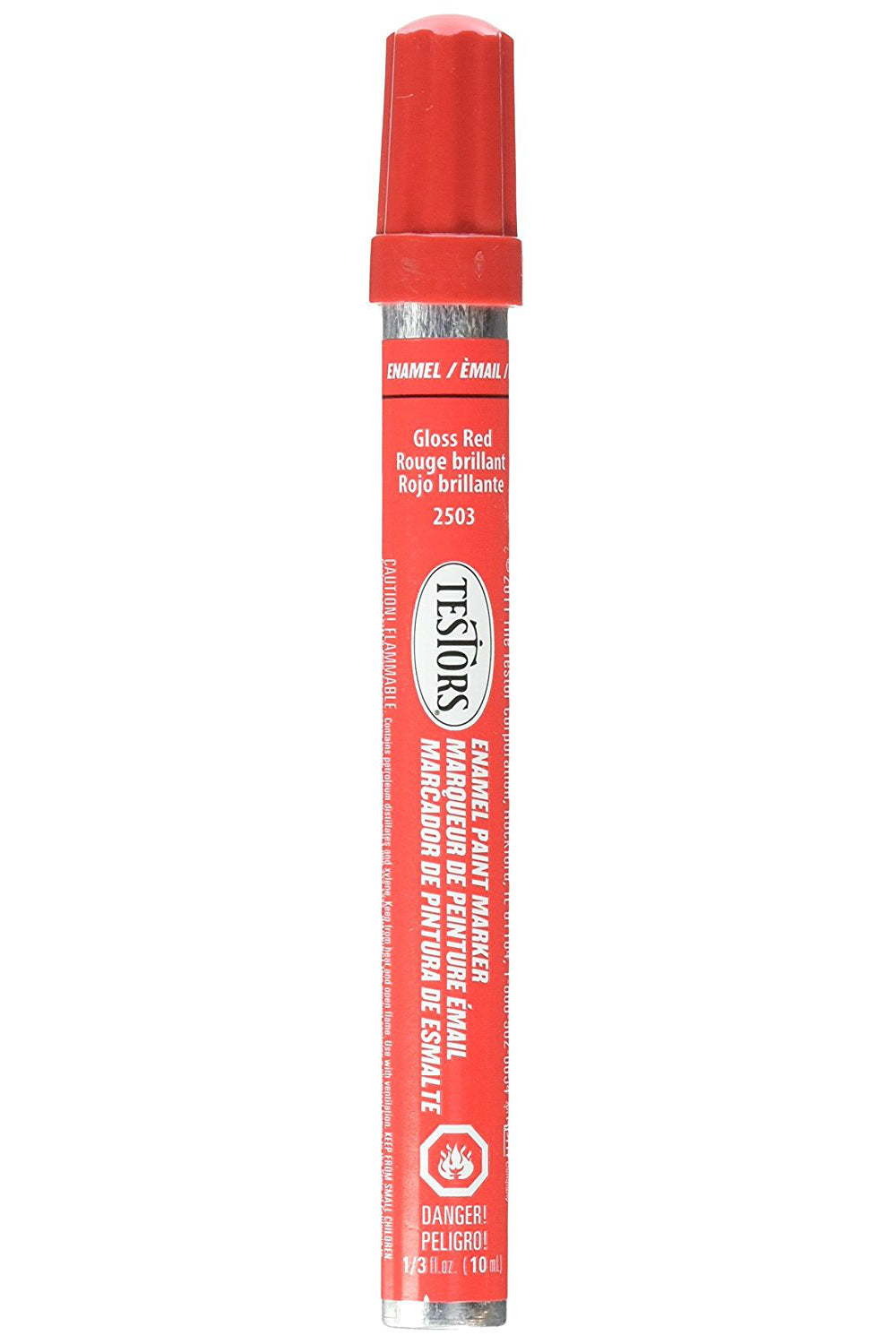 Testors® 2503C Enamel Paint Marker, Gloss Red, 1/3 Oz