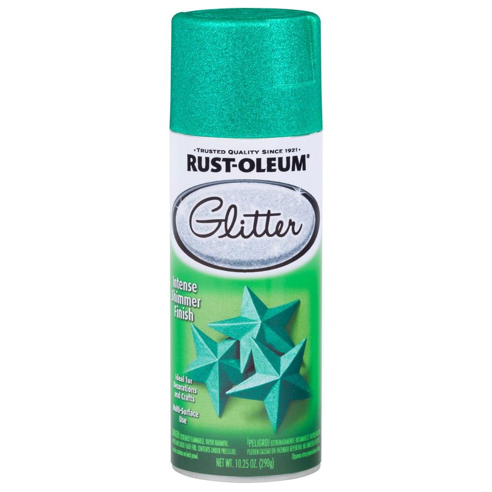 Rust-Oleum® 302573 Specialty® Glitter Spray Paint, Turquoise, 10.25 Oz