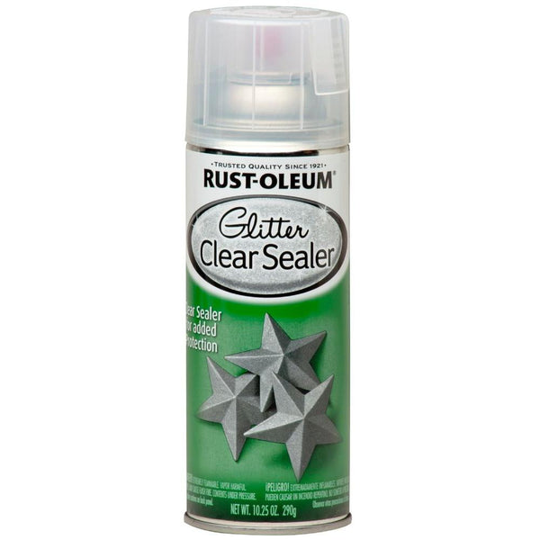 Rust-Oleum® 267736 Glitter Clear Sealer Spray Paint, 10.25 Oz