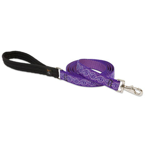 Lupine 96959 Originals Padded Handle Large Dog Leash, Jelly Roll, 1" x 6'