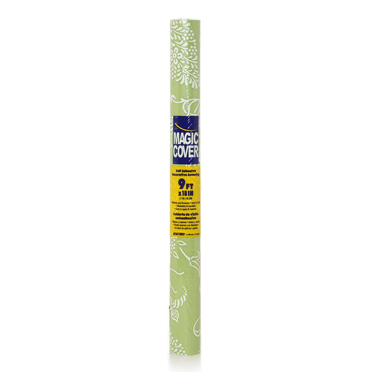 Magic Cover® 03-407-12 Self-Adhesive Decorative Shelf Liner, Potpourri, 18"x9'