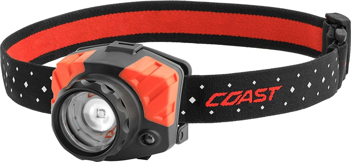 Coast® 21328 Dual Color Pure Beam Focusing #FL85 LED Headlamp, 540 Lumens