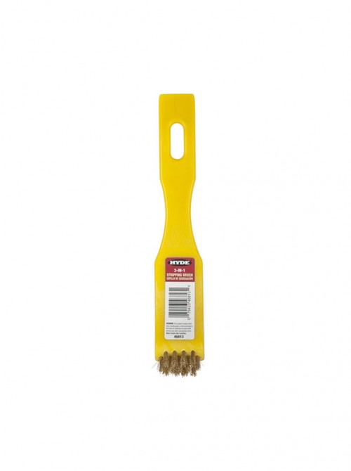 Hyde® 46813 Paint Stripping Wire Brush, 3-In-1
