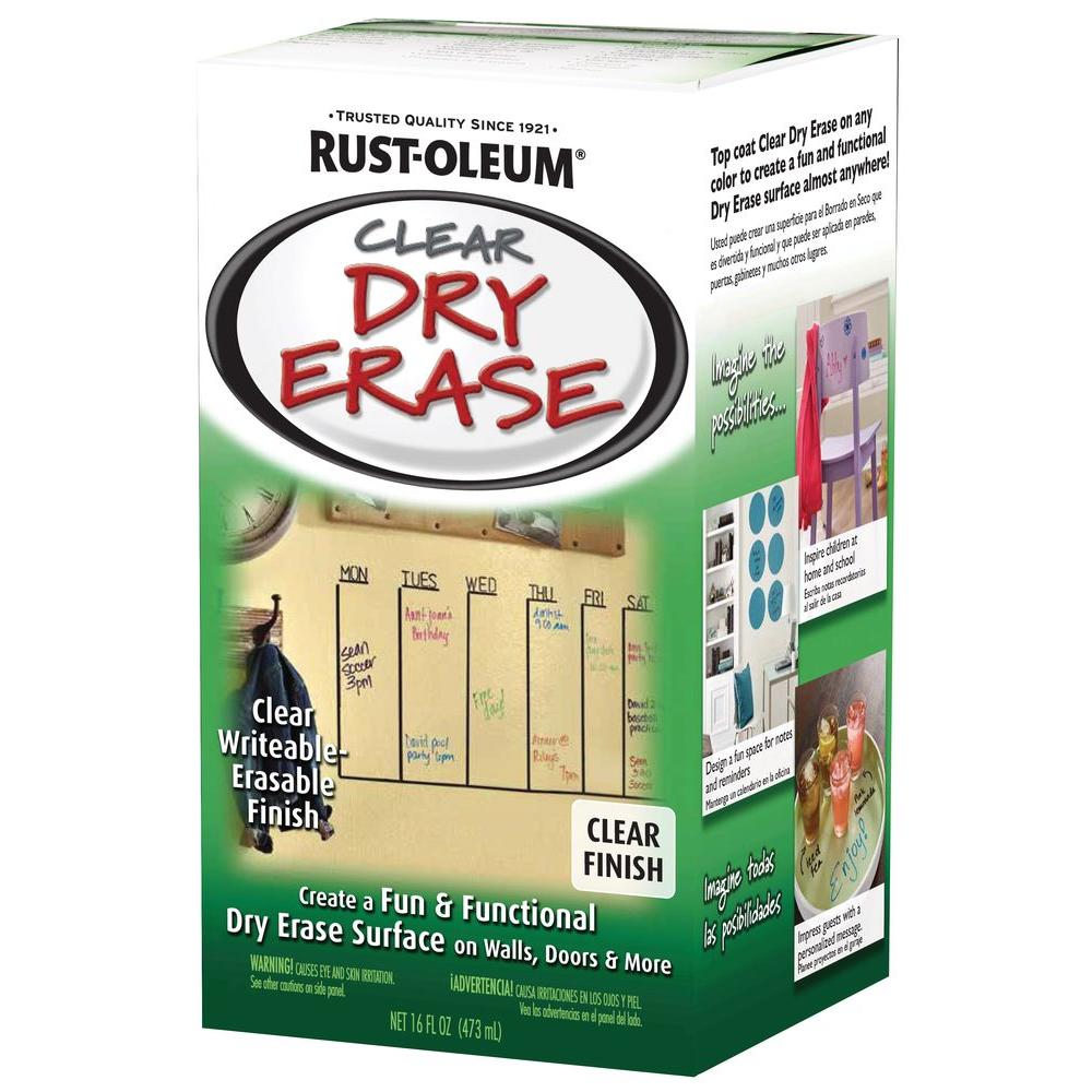 Rust-Oleum® 284637 Specialty® Clear Dry Erase Kit, 16 Oz