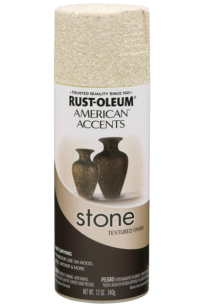 Rust-Oleum® 7990-830 American Accents® Stone Aerosol Paint, Bleached Stone, 12 Oz