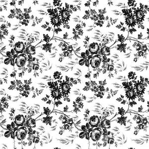 Magic Cover® 03-451-12 Self-Adhesive Shelf Liner, Toile Black, 18" x 9'