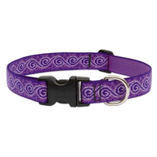Lupine 96952 Originals Adjustable Collar for Medium Dogs, Jelly Roll, 1"x12-20"