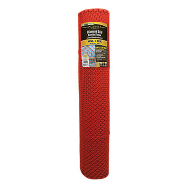 YardGard® 889605A Diamond Grid Plastic Barrier Fence, 48" x 50'