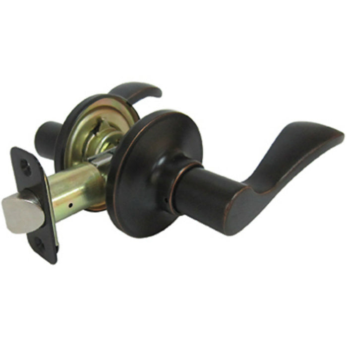 Taiwan Fu Hsing LYEX703BZ Naples Reversible Lever Passage Lockset, Aged Bronze