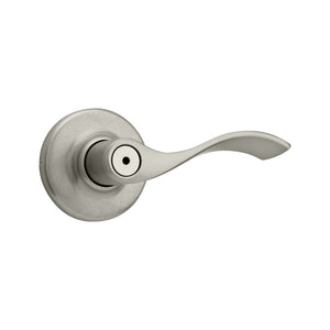 Kwikset® 93001-882 Balboa Non-Handed Bed/Bath Lever, Satin Nickel
