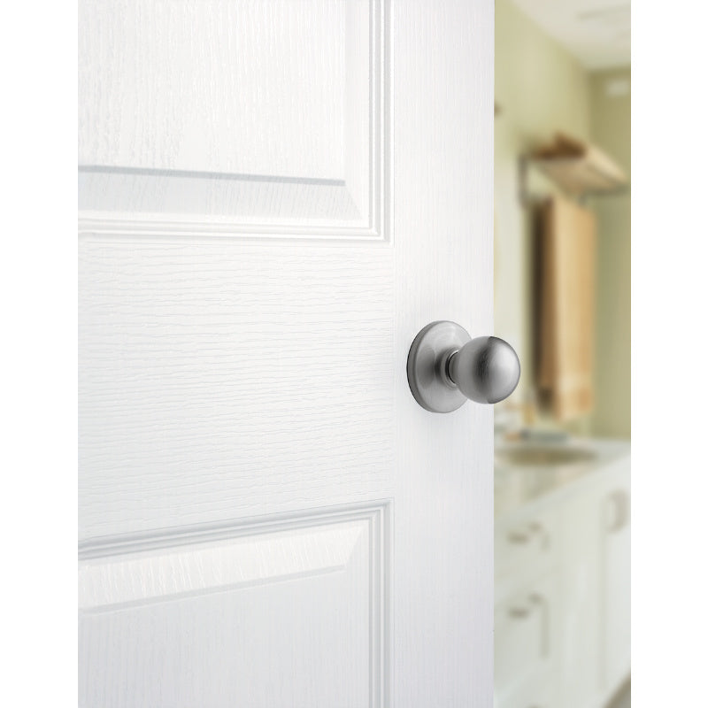 Kwikset® 92001-517 Security Polo Passage/Hall/Closet Knob, Satin Chrome