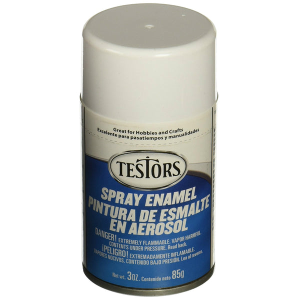 Testors® 1245T Metallic Spray Enamel Aerosol, Gloss White, 3 Oz