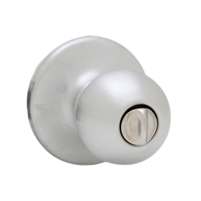 Kwikset® 93001-874 Security Polo Privacy/Bed/Bath Lockset, Satin Chrome