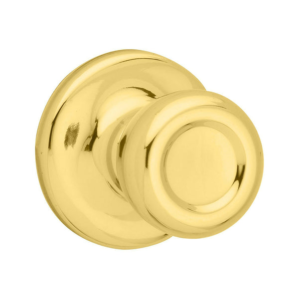 Kwikset® 92001-519 Security Mobile Home Passage Lockset, Polished Brass