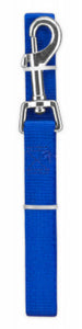 Pet Expert 31986TV Nylon Dog Reflective Leash, 3/4 x 6', Black & Blue