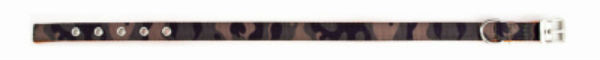 Pet Expert PE224080 Camo Orange Reversible Dog Collar, 1" x 20-24", Large