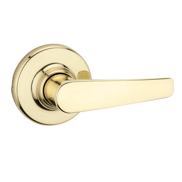 Kwikset® 92001-521 Security Passage/Hall/Closet Lever, Polished Brass