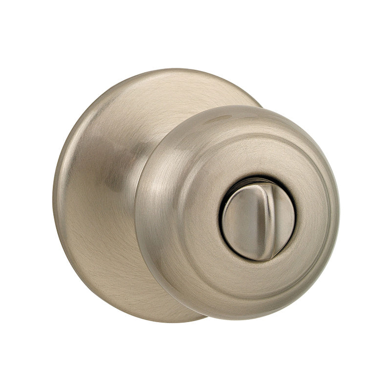 Kwikset® 93001-866 Security Privacy/Bed/Bath Lockset, Satin Nickel